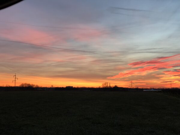 Schräger Sonnenuntergang - Wandbild – Bild 3