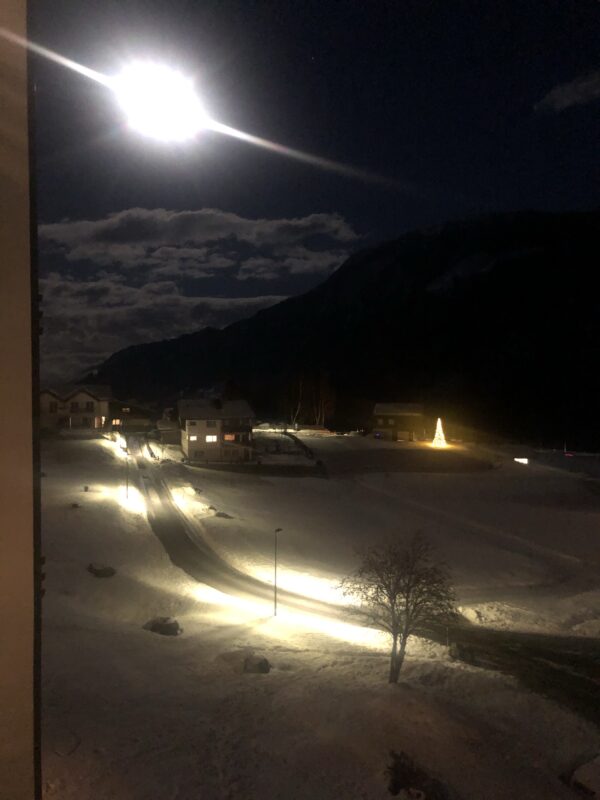 Disentis Acletta Mondlicht